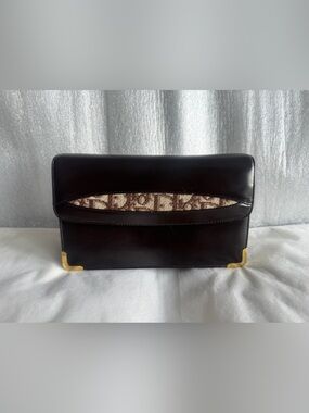 CHRISTIAN DIOR Vintage Leather Shoulder Bag